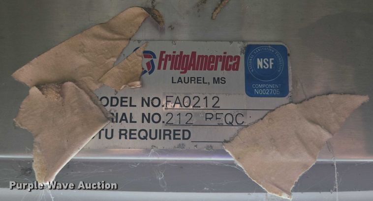 image for item EV1529 FridgAmerica FA0212 walk-in-freezer