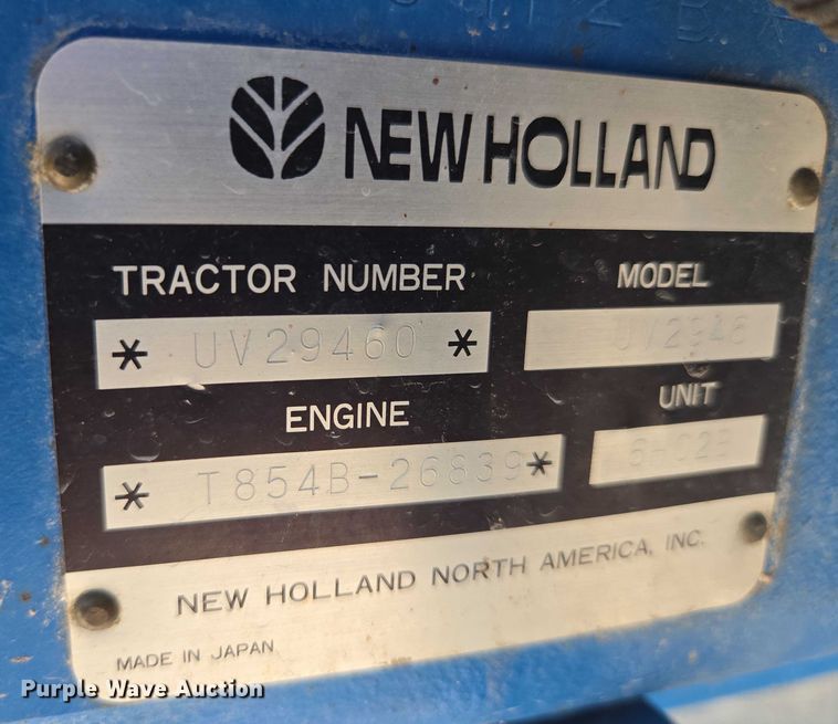 image for item EV1535 1996 New Holland 2120 MFWD tractor