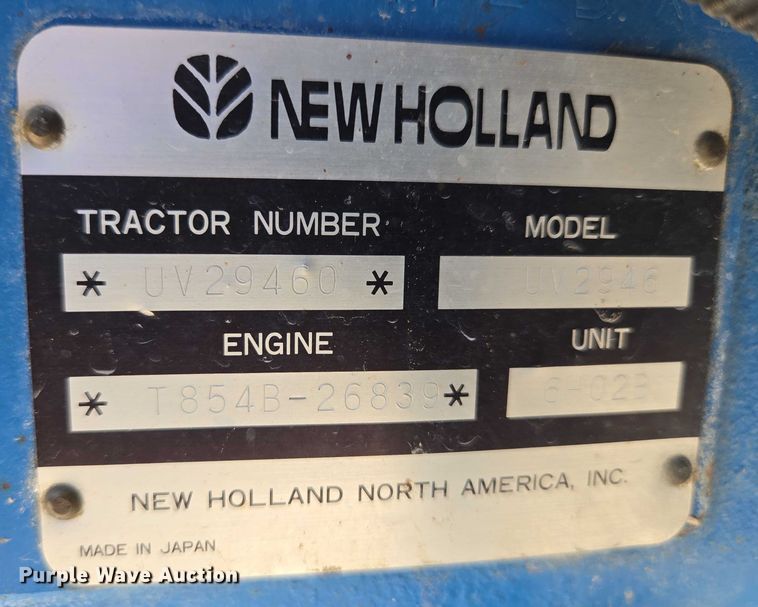image for item EV1535 1996 New Holland 2120 MFWD tractor