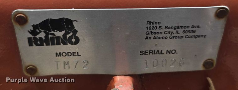 image for item EV1537 Rhino Turbo TM72 finish mower