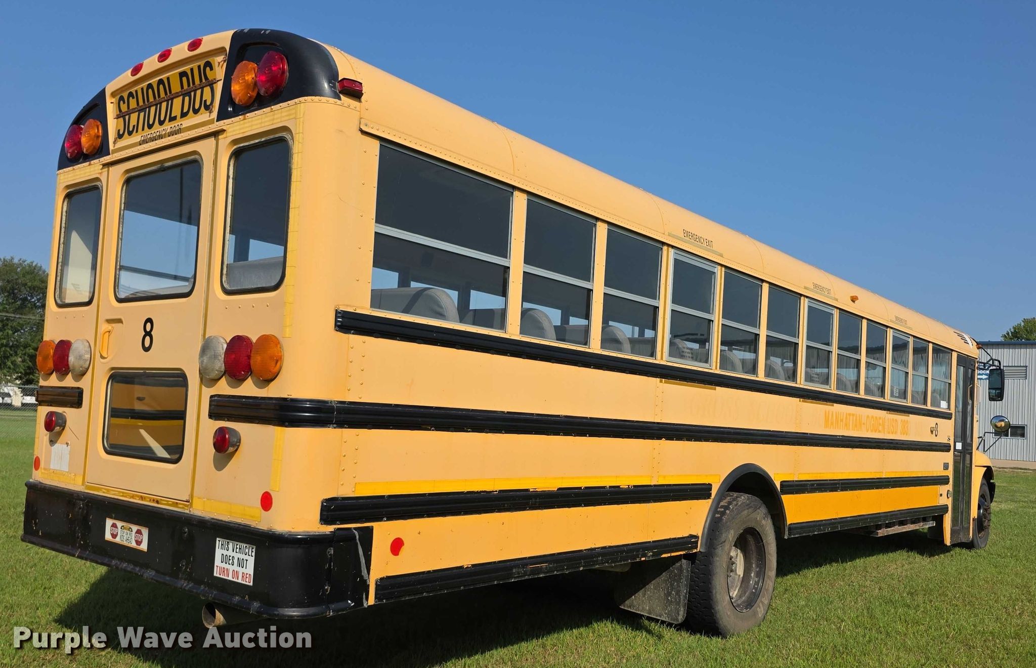 2008 IC Corporation PB10500 school bus in Manhattan, KS | Item