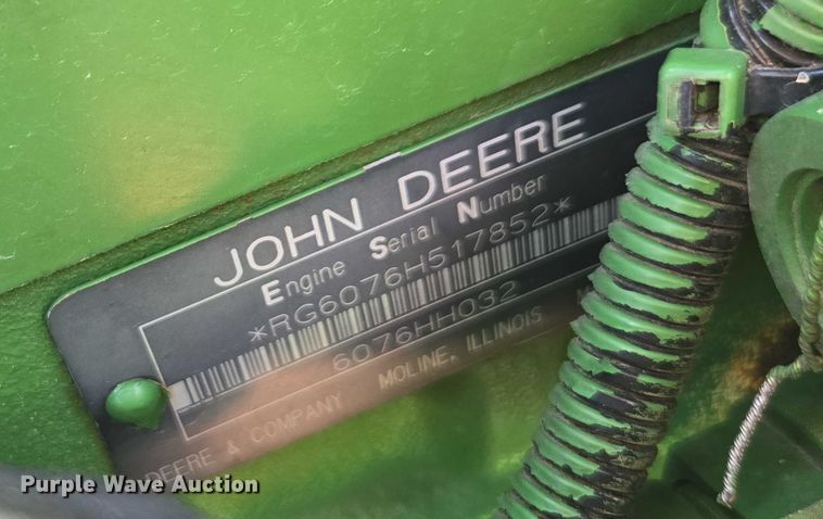 image for item DE2186 1993 John Deere 9500 RWA combine