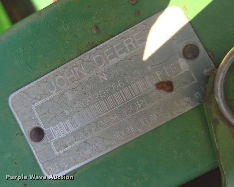 image for item DE2188 John Deere 920 flex head