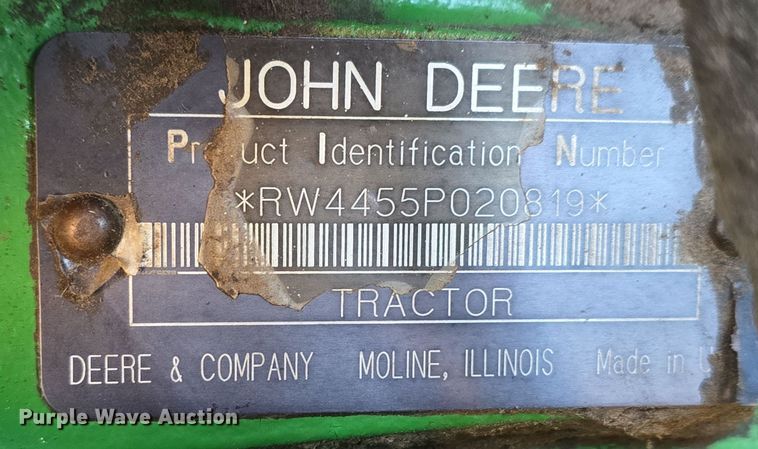 image for item DR3976 1992 John Deere 4455 tractor