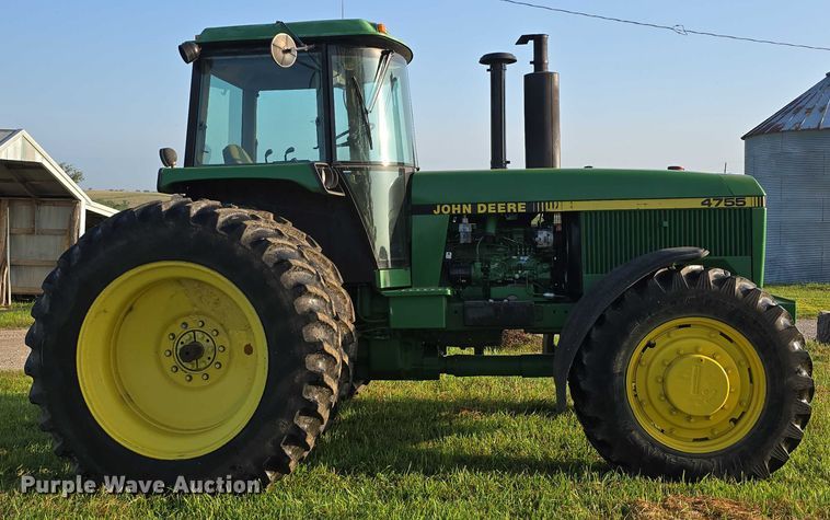 image for item DR3980 1990 John Deere 4755 MFWD tractor