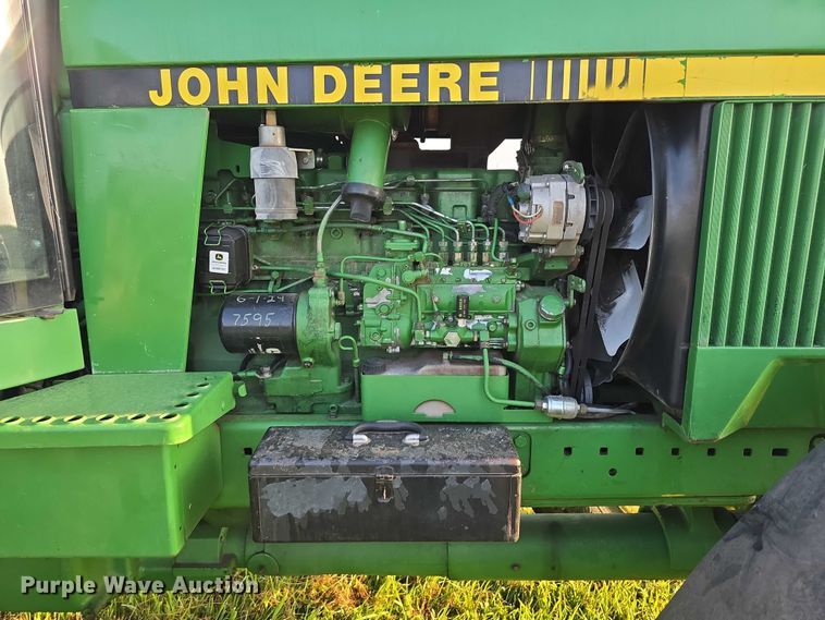 image for item DR3980 1990 John Deere 4755 MFWD tractor