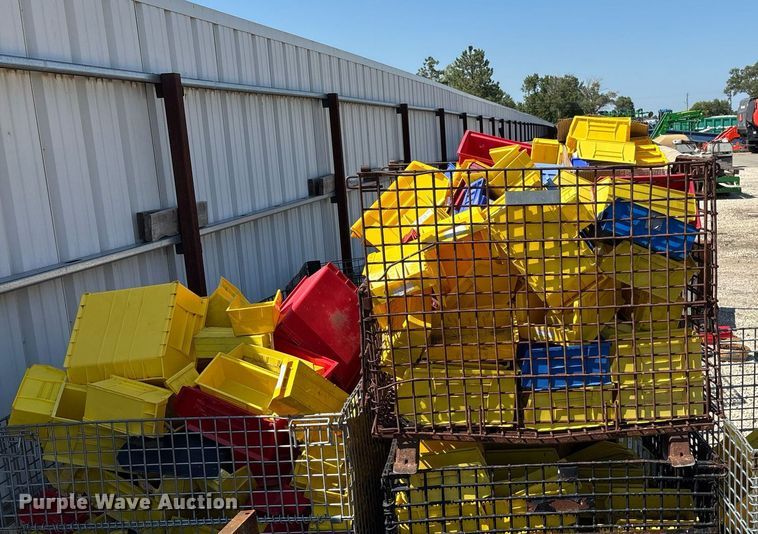 image for item DT3332 (4) pallets of hardware storage containers