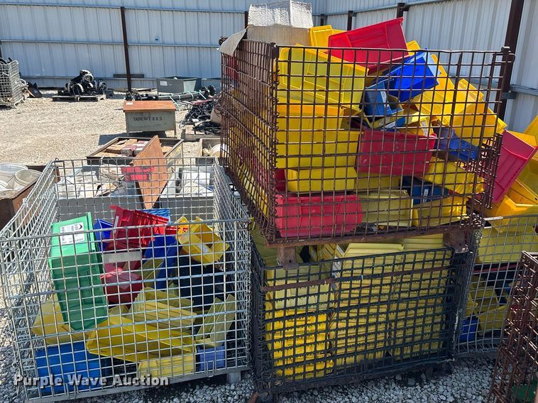 image for item DT3332 (4) pallets of hardware storage containers