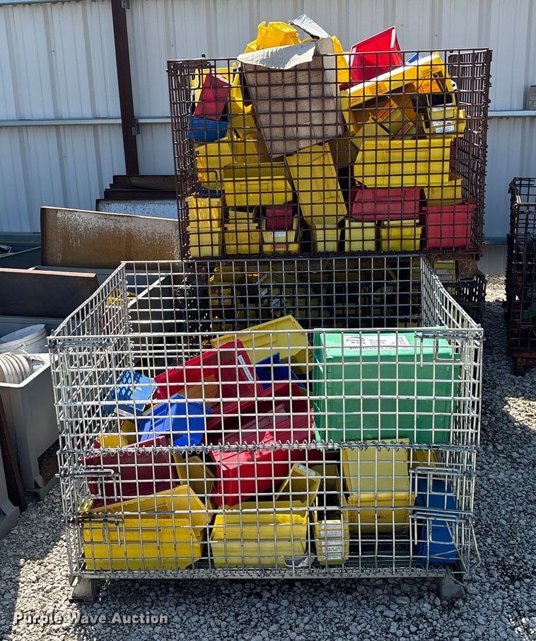 image for item DT3332 (4) pallets of hardware storage containers