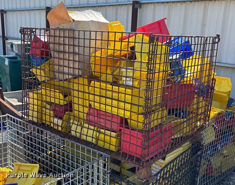 image for item DT3332 (4) pallets of hardware storage containers