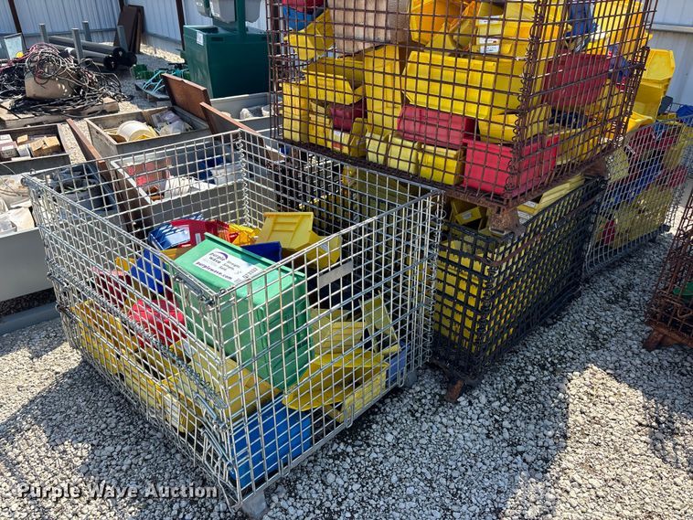 image for item DT3332 (4) pallets of hardware storage containers