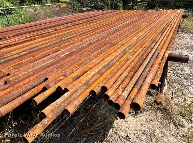 image for item DT3345 Approximately 84 pieces of oilfield pipe