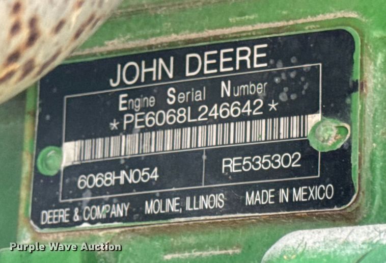 image for item DW3487 2013 John Deere 4630 sprayer