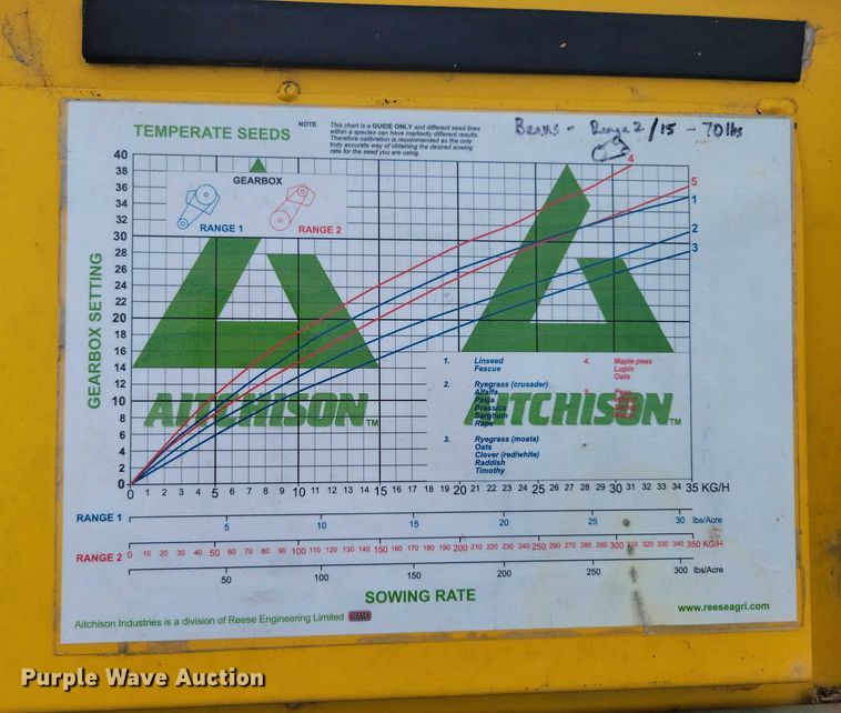image for item DX7226 2008 Aitchison Grass Farmer grain drill