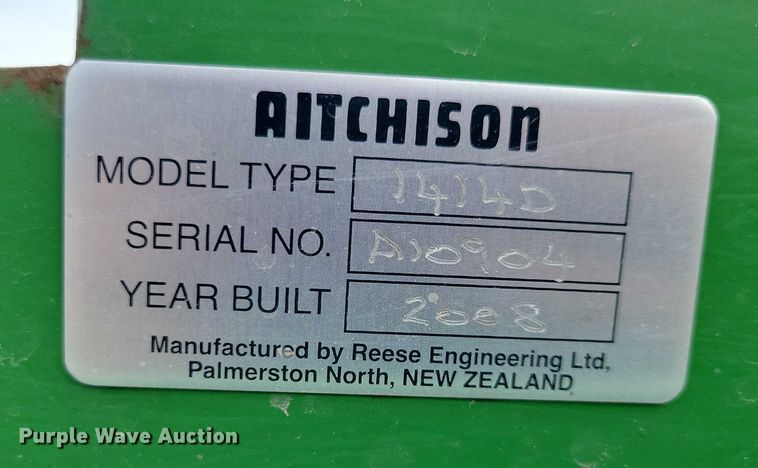 image for item DX7226 2008 Aitchison Grass Farmer grain drill