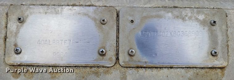 image for item DX7443 2008 Sudenga fertilizer delivery trailer