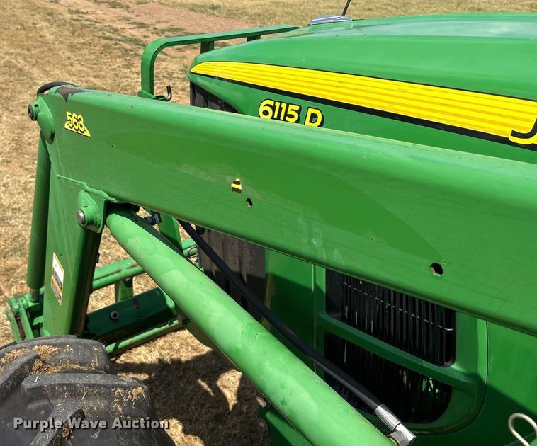 image for item DY0927 2011 John Deere 6115D MFWD tractor