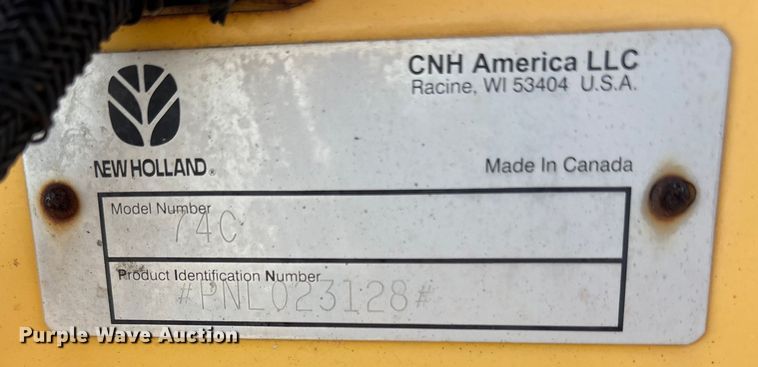 image for item DY0928 New Holland 74C rigid head