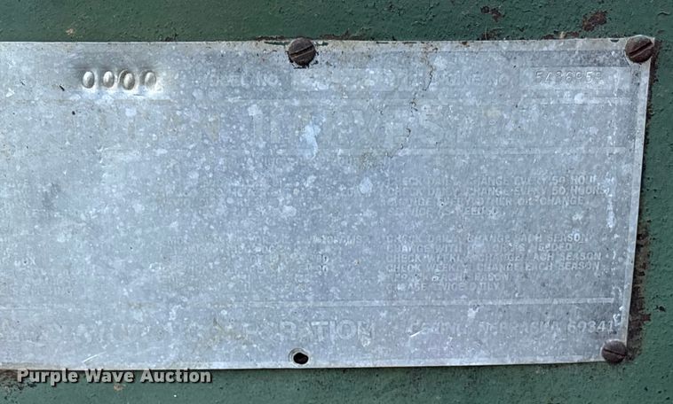 image for item DY0941 Lockwood 6048-0001 pecan harvester