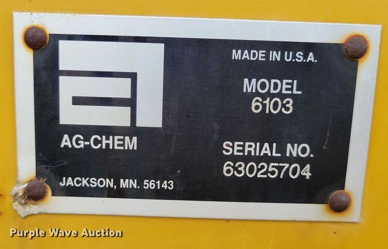 image for item EA2517 2004 TerraGator 6103 sprayer