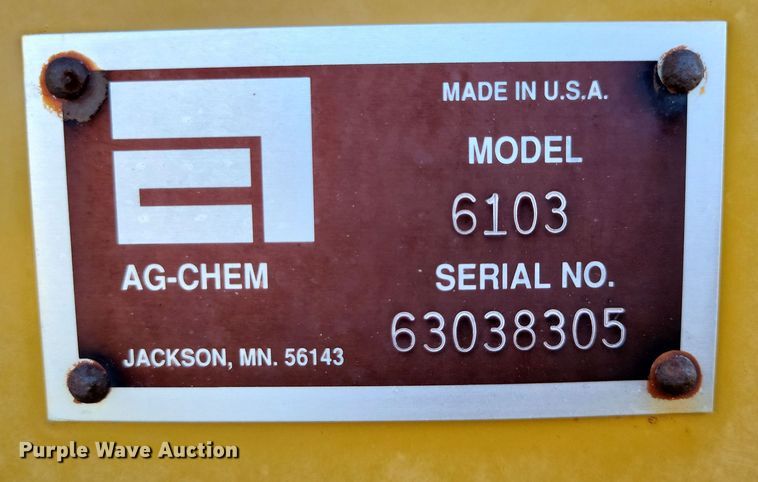 image for item EA2518 2005 TerraGator 6103 sprayer