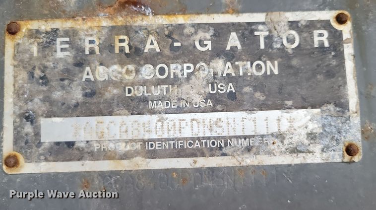 image for item EA2520 2013 TerraGator TG8400 spreader