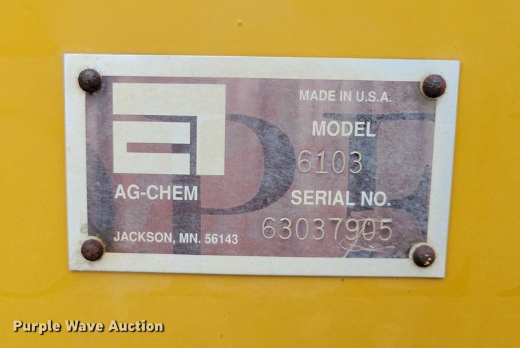 image for item EA2521 2005 TerraGator 6103 sprayer