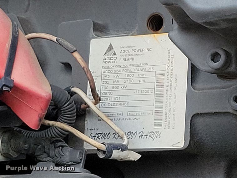 image for item EA2523 2013 RoGator RG1100 sprayer