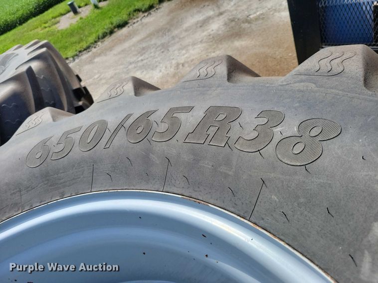image for item EA2524 (4) 650/65R38 Agri max tires and wheels