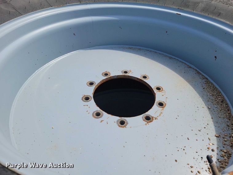 image for item EA2524 (4) 650/65R38 Agri max tires and wheels