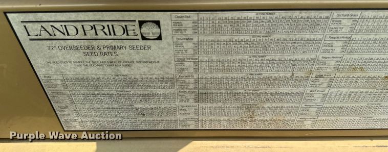 image for item EB2879 Land Pride seeder