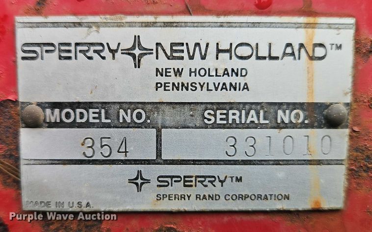 image for item EB8248 New Holland 354 feed grinder/mixer