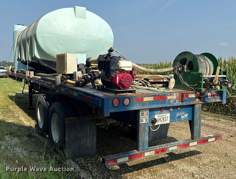 image for item ED4410 2000 TRAILERS flatbed trailer