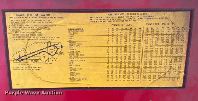 image for item EF2156 Brillion Turf maker SL-210 seeder