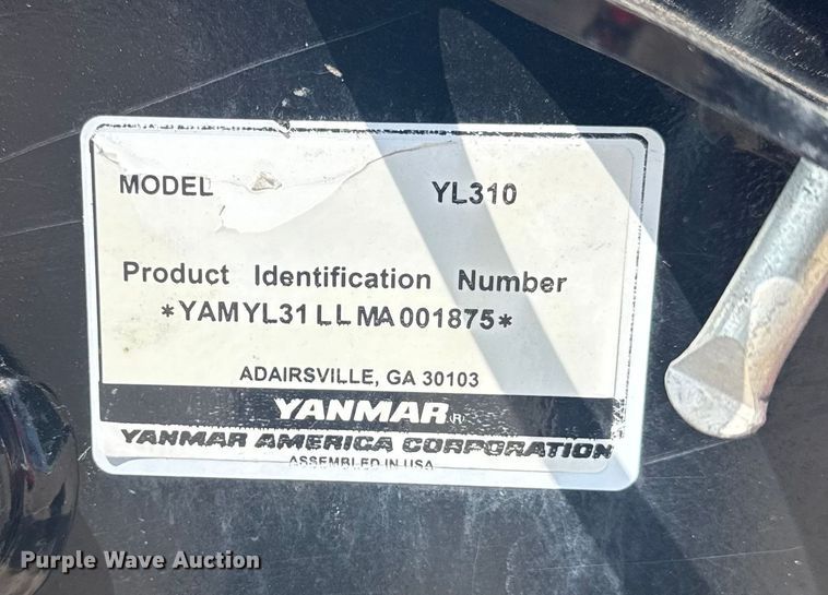 image for item EG6154 2021 Yanmar YT235 MFWD tractor