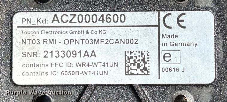 image for item EM0578 2017 Massey Ferguson Hesston 2956  round baler