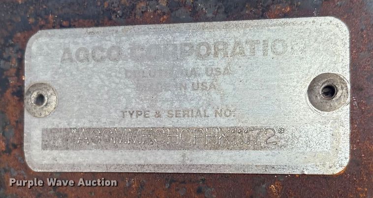 image for item EM0578 2017 Massey Ferguson Hesston 2956  round baler