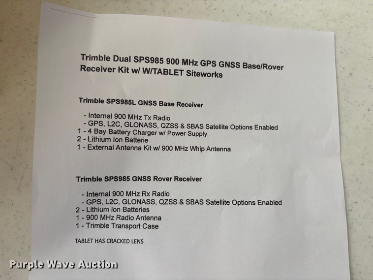 image for item EM6033 Trimble SPS985 GPS 