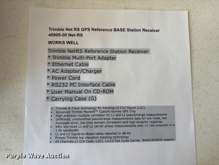 image for item EM6036 Trimble Net RS GPS