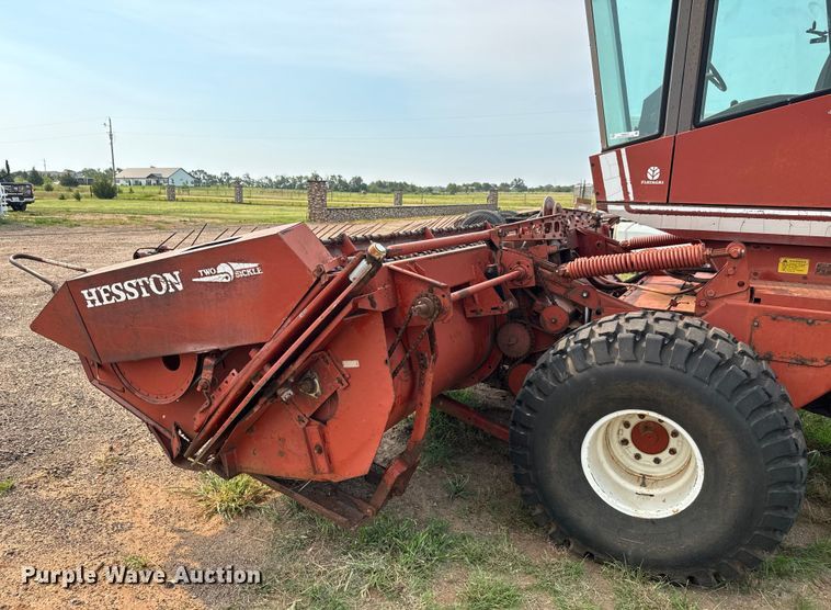 image for item EM8072 Hesston 6655 swather / windrower