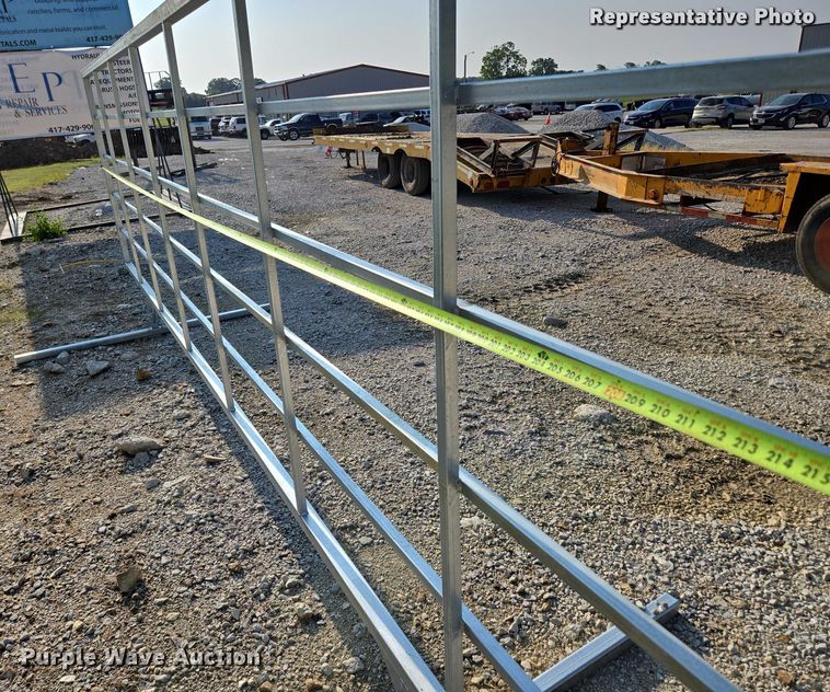 image for item EN3575 (10) galvanized livestock panels