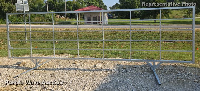 image for item EN3660 (10) galvanized livestock panels