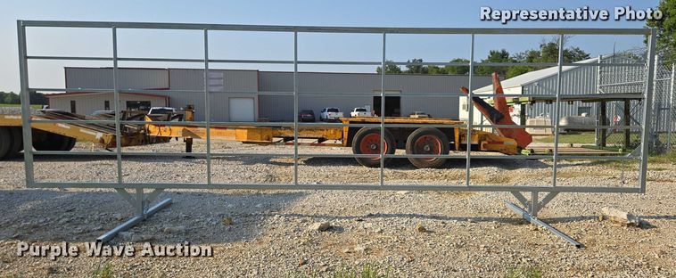 image for item EN3660 (10) galvanized livestock panels