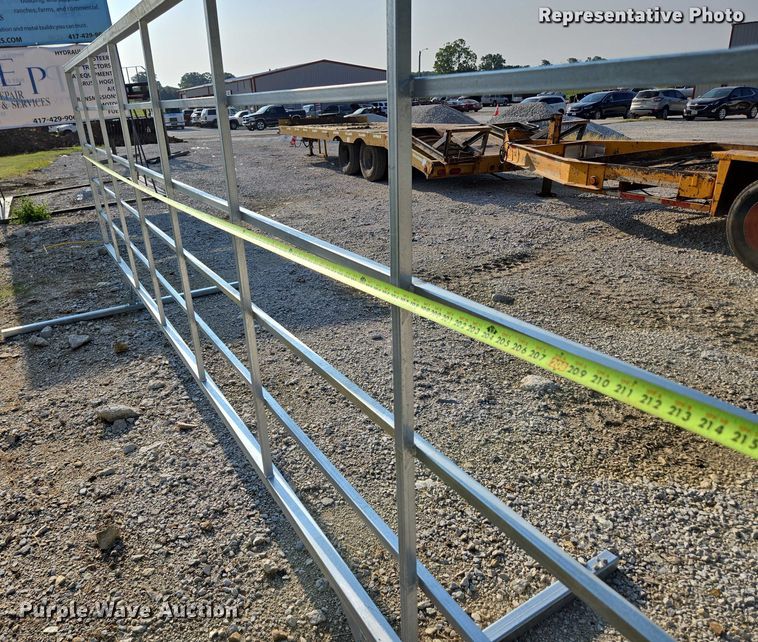 image for item EN3815 (10) galvanized livestock panels