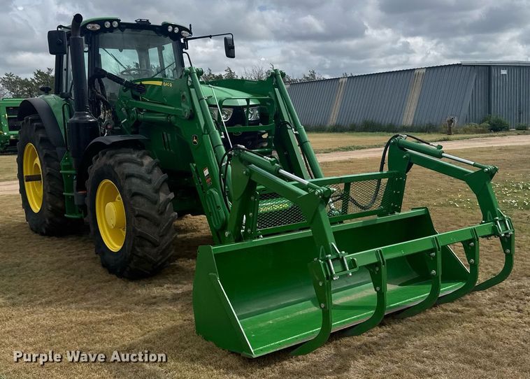 image for item ER2191 2021 John Deere 6155M MFWD tractor