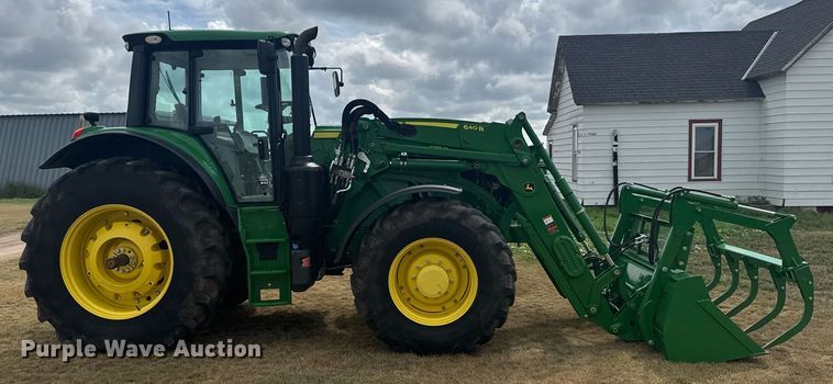 image for item ER2191 2021 John Deere 6155M MFWD tractor