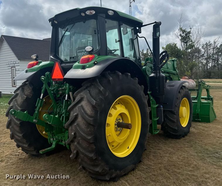image for item ER2191 2021 John Deere 6155M MFWD tractor
