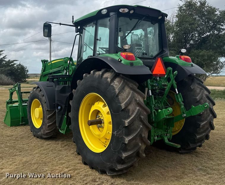 image for item ER2191 2021 John Deere 6155M MFWD tractor