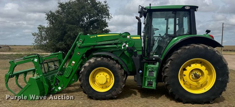 image for item ER2191 2021 John Deere 6155M MFWD tractor