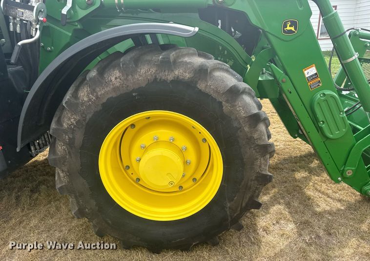 image for item ER2191 2021 John Deere 6155M MFWD tractor